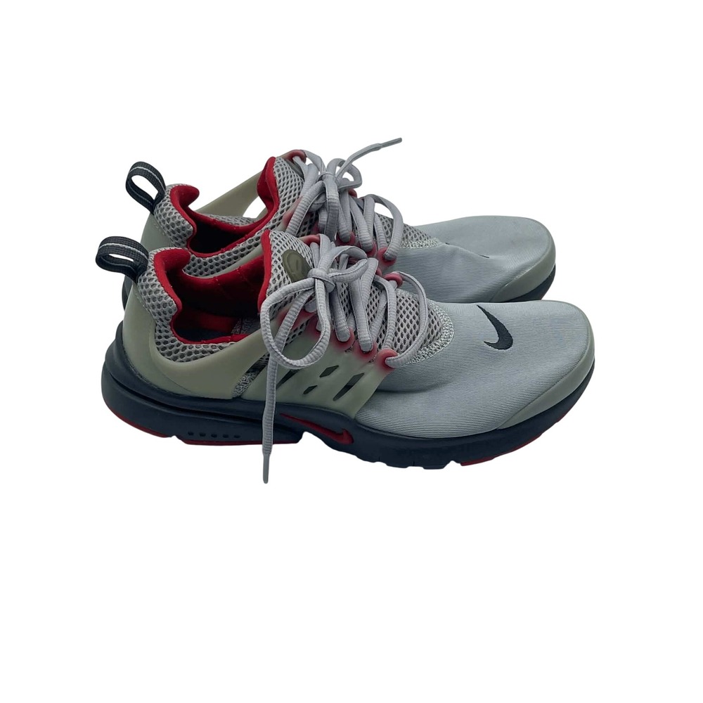 Nike Air Presto Wolf Grey University Red 833875-007 Womens 7.5 Kids 6Y